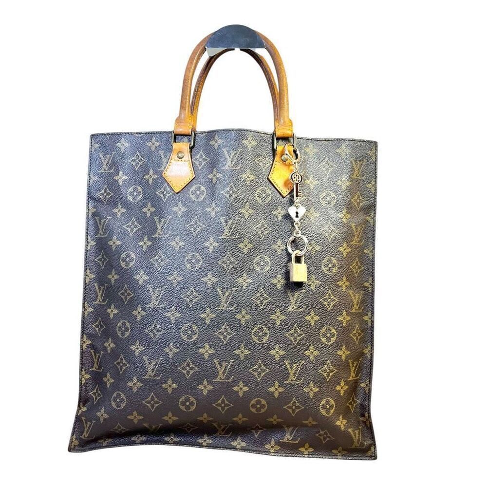 Brown Monogram Tote Bag
